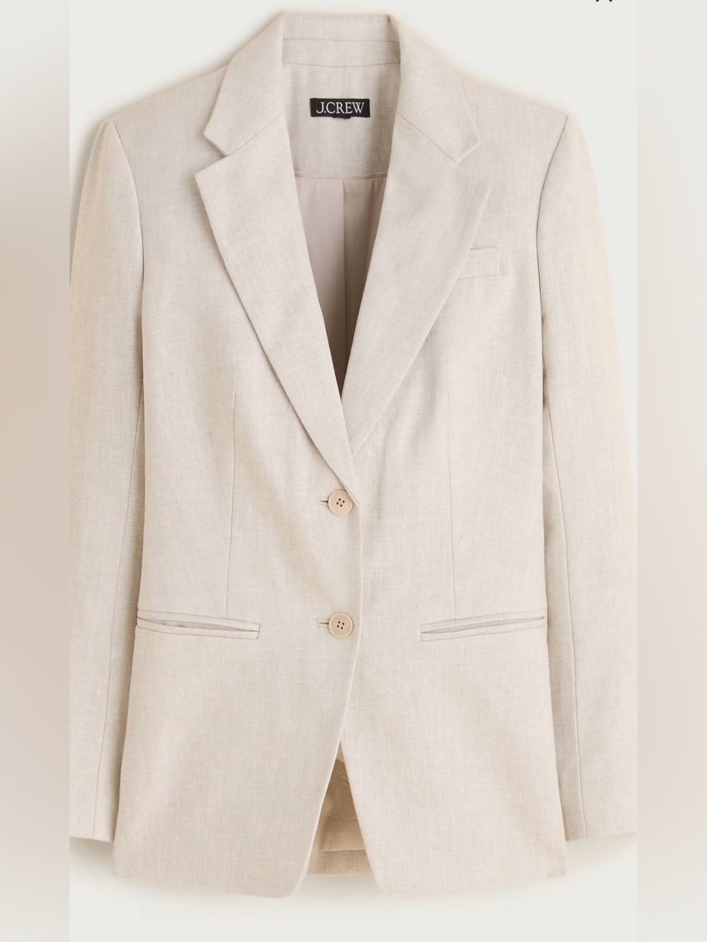 J. Crew Margeaux tailored blazer in stretch linen blend Women's